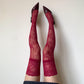 Red Burgundy Stay-up Thigh High Stockings - stockings